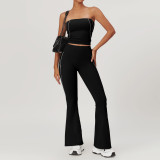 Summer Sexy Sportswear Custom Logo Stylish Yoga Suits Wholesale