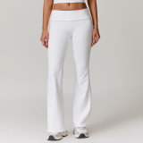 New Fashion Flared Wide Leg Hip Lift Fitness Pants