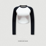 2024 New High Stretch Sexy Long Sleeve Cropped Top