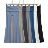 2024 Summer Light Flare Elastic Slim Fit Solid Pants