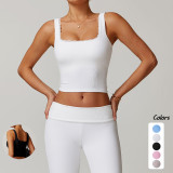 New Arrival Sleeveless Square NecK Slip Cropped Tops