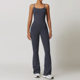 2024 New Flared Hollow U-back Jumpsuit For Women