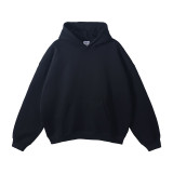 2024 Casual Tracksuit 350g Fleece Hoodies Solid Sweatshirts