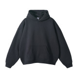 2024 Casual Tracksuit 350g Fleece Hoodies Solid Sweatshirts