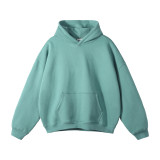 2024 Casual Tracksuit 350g Fleece Hoodies Solid Sweatshirts