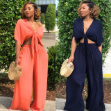 Elastic Waist Daily Wear Loose 2pcs Suit