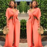 Elastic Waist Daily Wear Loose 2pcs Suit