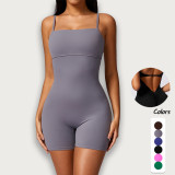 Hot Selling Sexy V-back Sleeveless Yoga Fitness Jumpsuits