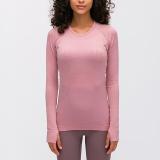 2024 Causal Top Fashion Sport T-Shirt Seamless Yoga Top Slim Fit T-shirt