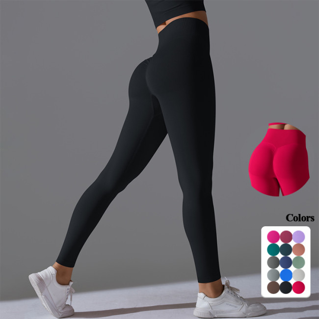 Women High Stretchy Gym Soft Butt Lift Compression Leggings