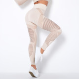 Fashion Women Slim Soft High Waist Yoga Leggings with Pockets