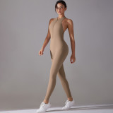 New Arrival Femme Sport Sexy Beautiful Back Slim Fit Yoga Jumpsuit