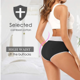 New High Waist Panties Stretch Briefs Regular Plus Size Underwear