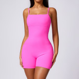 Hot Selling Sexy V-back Sleeveless Yoga Fitness Jumpsuits