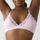 Sexy Lace Lingerie Triangle Full Cup Solid Bra Soft Wholesale Causal Bra