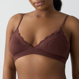 Sexy Lace Lingerie Triangle Full Cup Solid Bra Soft Wholesale Causal Bra