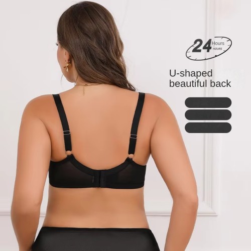Women Soft Bra Adjustable Sexy Lace Fashion U-back Push Up Bra