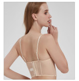 New Mesh Thin Cup Push-Up Gathered High Support Bra