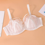 Women Soft Bra Adjustable Sexy Lace Fashion U-back Push Up Bra