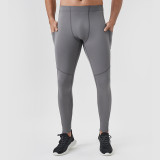 Men's Nylon Fitness Trousers High Elastic Sports Running Trousers