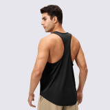 Men's Loose Fitness Vest Round Neck Running Sports Top