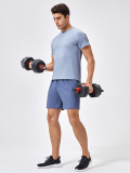 Men's Sports Reflective T-shirt Quick-drying Outdoor Clothes Loose Fitness Causal Top