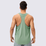 Men's Loose Fitness Vest Round Neck Running Sports Top
