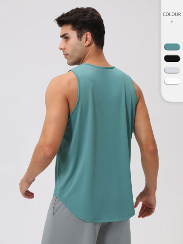 Men's Summer Fitness Vest Sports Top Sleeveless Sports Training Vest