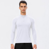 Men's Autumn Fitness Top Quick-drying Running T-shirt Pullover Sports Sweatshirt