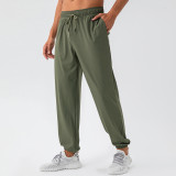 Men's Nylon Loose Sports Trousers Quick-drying Leisure Running Fitness Pant