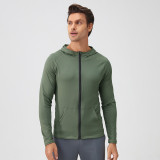 Zippered Fitness Wear Quick-drying Running Training Jacket