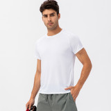 Men's Running Quick-drying Clothes Round Neck T-shirt Breathable Casual Top