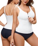 High Quality Women's Waist Trainer Vest Top Tummy Control Smooth Slimmer Shapewear Zipper Breathable Workout Camisole Cami Shape