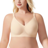 2025 New Wholesale Underwear Seamless Breastfeeding Plus Size Bras Comfortable Push-up Back Closure Breathable Nursing Bras