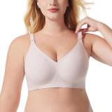2025 New Wholesale Underwear Seamless Breastfeeding Plus Size Bras Comfortable Push-up Back Closure Breathable Nursing Bras