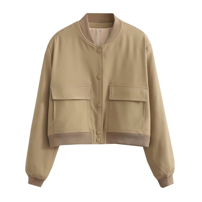 Women's Fashion Stand-Up Collar Coat