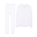 BOKIM Spring New Sexy Workout Activewear Full Zipper Comfortable Jacket High Waist Leggings Women 2 Pieces Sports Yoga Sets