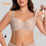 Plus Size Bra for Women Push up Breathable Underwear
