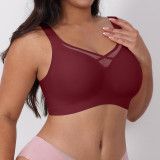 Summer Plus Size Underwear Jelly Smooth Female Push-up Bra