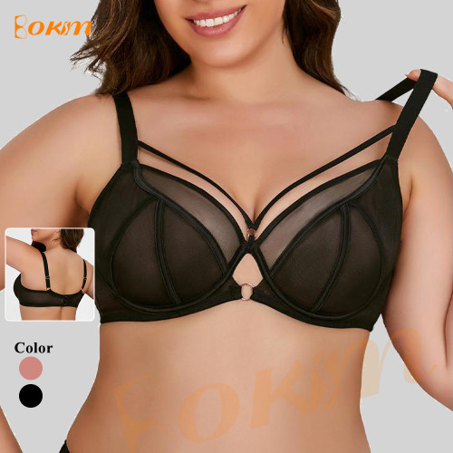 Fashion Push up Underwear Full Coverage Plus Size Bra for Women