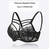 Sexy Minimizer Lace Bra for Women Slim Thin Padded Bra
