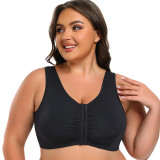 Plus Size Full Cup Vest Bra Wire-Free High Support Bra for Women
