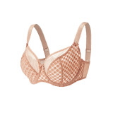 Lace Mesh Bra Bubble Mesh Plus Size Bra for Women