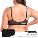 Plus Size Summer Bra Ultra-Thin Sexy Lace Push-Up Underwear