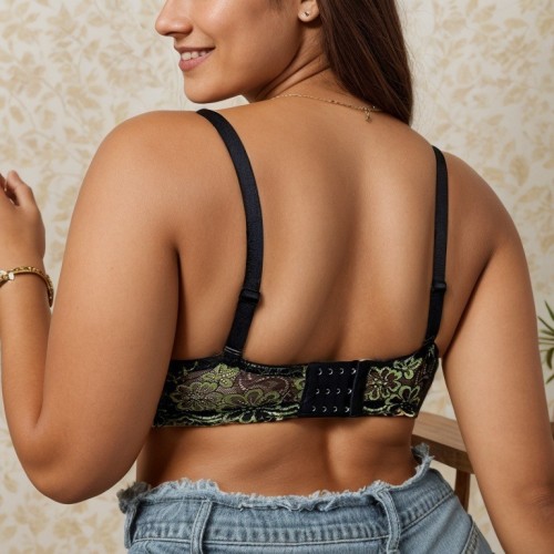 Sexy Breathable Mesh Plus Size Bras for Big Breasts