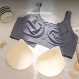 Soft Comfortable Push-Up Wide Straps Seamless Plus Size Bra