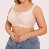 Wholesale Ladies Gather Seamless Wireless Plus Size Bra