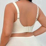 Jelly Comfortable Wireless Plus Size Breathable Bra