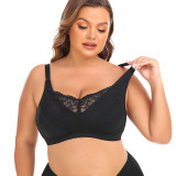 Sexy Lace V-Neck Underwear Embroidered Thin Cup Bra