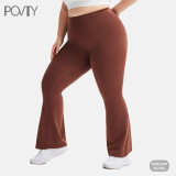 High waist, tummy-controlling, high elasticity, hip-lifting, high-height, breathable wide-leg yoga pants